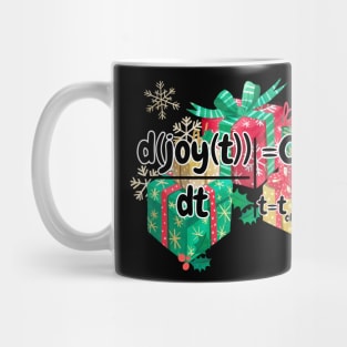 Joy is always maximal in christmas, math christmas Mug